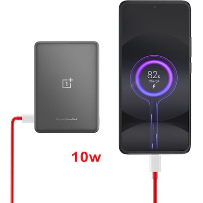 OnePlus Slim Magnetic Powerbank 5000mAh 10W Silver Gray